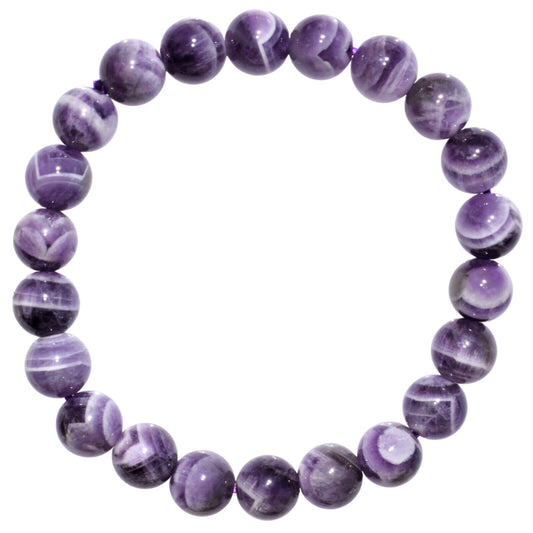 Chevron Amethyst Bracelet (Spirituality - Sleep - Reflection)