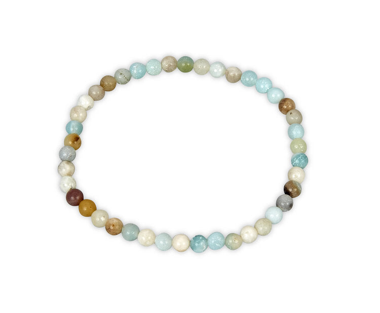 Mixed Amazonite Bracelet (Trauma - Fatigue - Balance Energy)