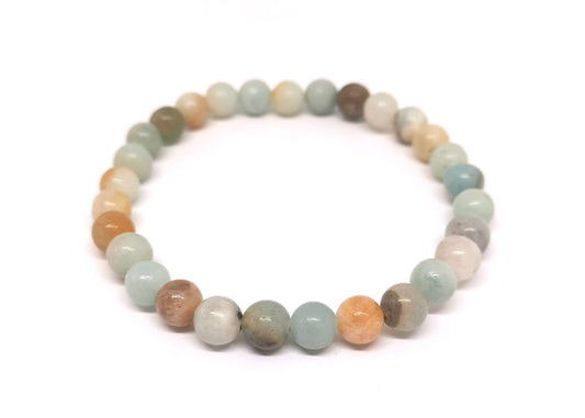 Mixed Amazonite Bracelet (Trauma - Fatigue - Balance Energy)