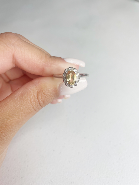 Citrine Sterling Silver Ring