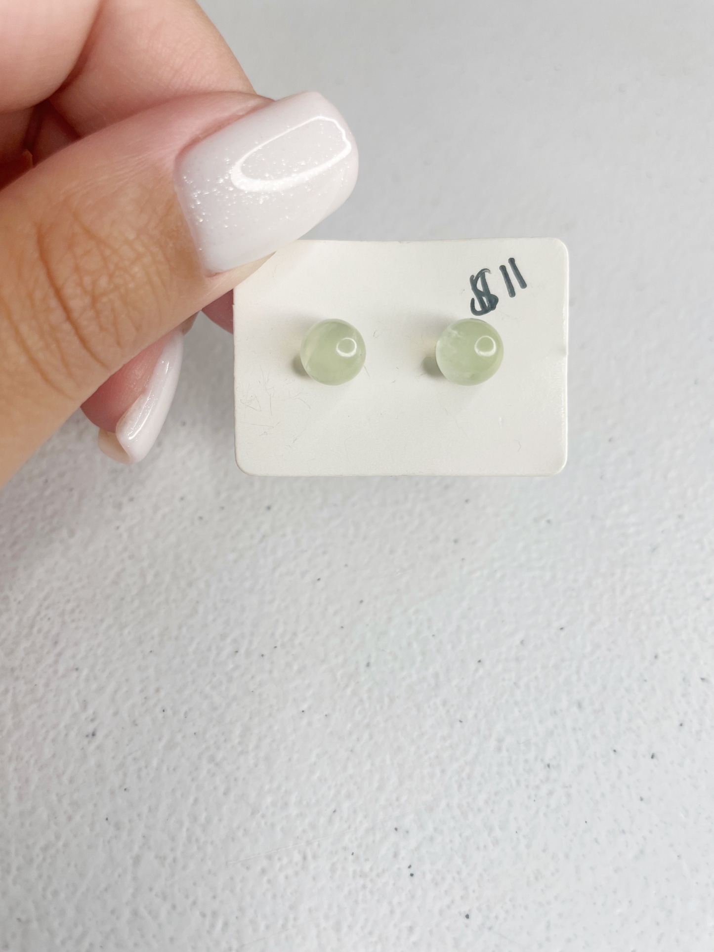 Prehnite Earrings