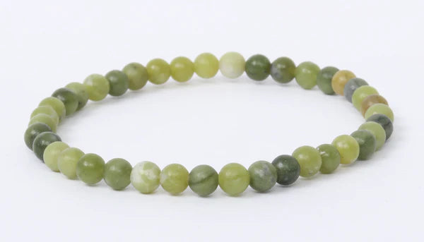 Serpentine Jade Bracelet (Nature - Spirituality - Grounding)