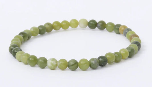 Serpentine Jade Bracelet (Nature - Spirituality - Grounding)