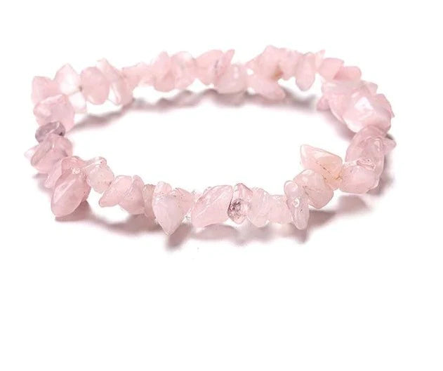 Rose Quartz Chip Bracelet (Femininity - Love - Kindness)