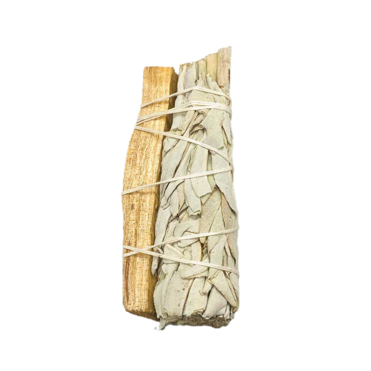 4" White Sage with Palo Santo (Clears Negative Energies - Raises Vibrations - Fresh Beginnings)